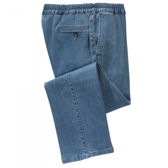 Jeans met elastische broekband 