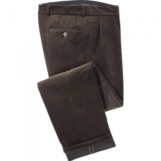 Corduroy broek met thermische voering 