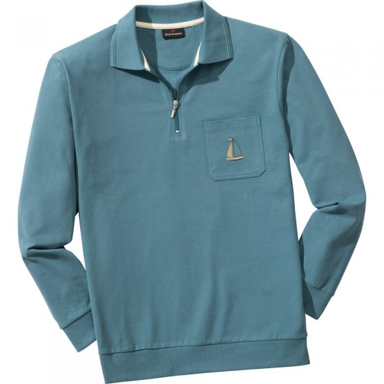 Poloshirt met lange mouwen 