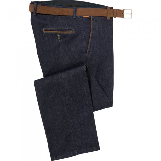 Jeans met contrasten,30 30 | Donkerblauw