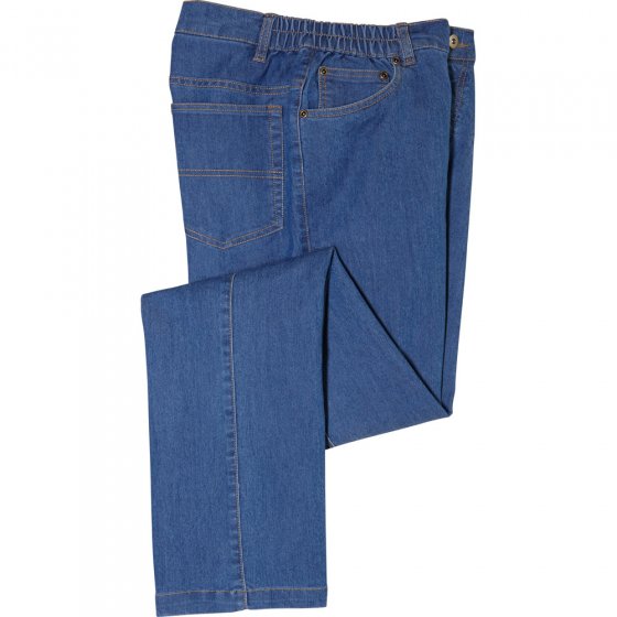 Lichte jeans met elastische band 