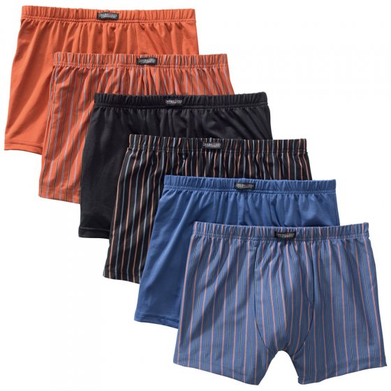 Set van 6 microfiber-retroshorts 