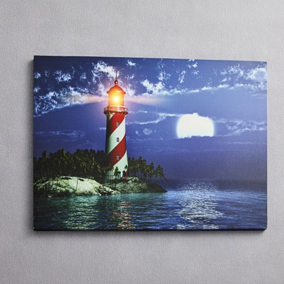 Led-artprint 'Vuurtoren' 