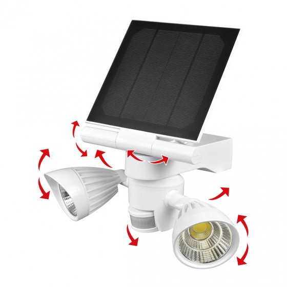 Dubbele solar-ledlamp 