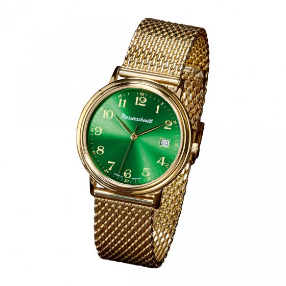 Verguld herenhorloge „Green Baron“ 