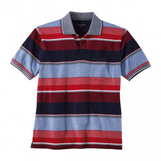 Piqué-poloshirt met strepen 