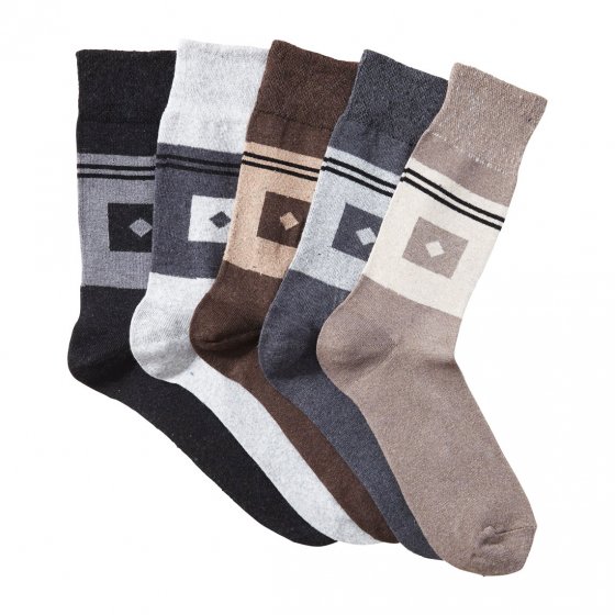 Katoenen comfortsokken Set van 5