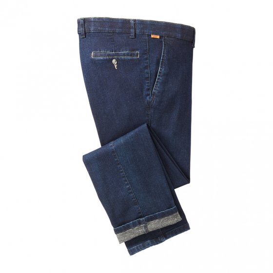 Jeans met geruwde binnenkant 52 | Donkerblauw