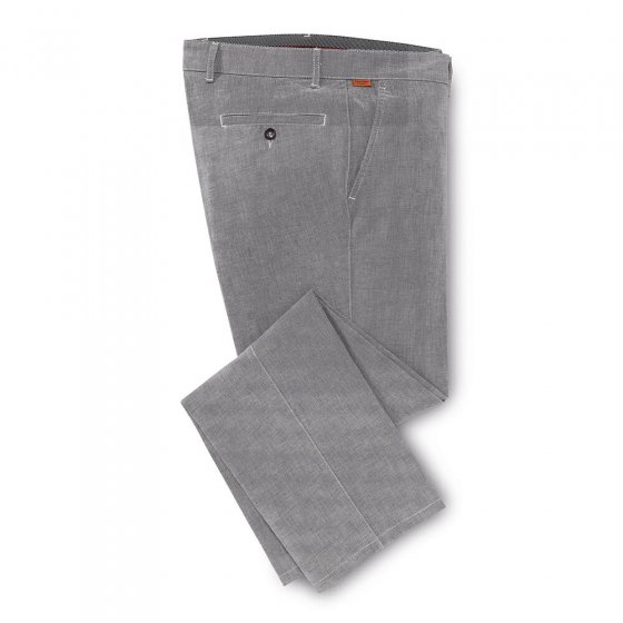 Katoenen two-tone-broek