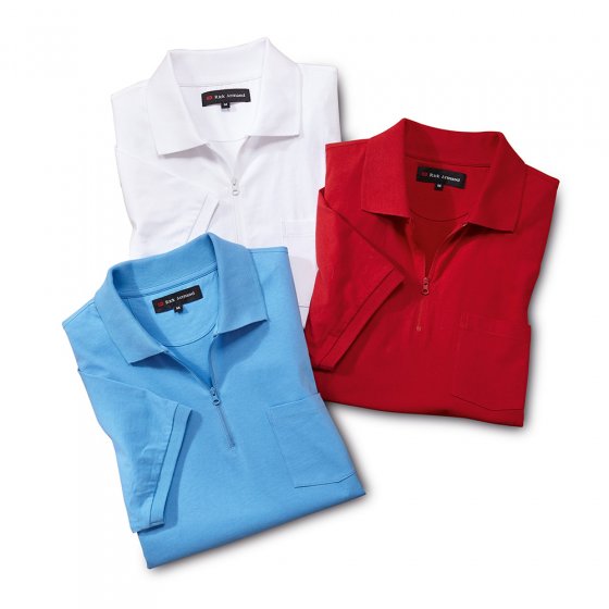 Jersey-poloshirt 3 stuks 