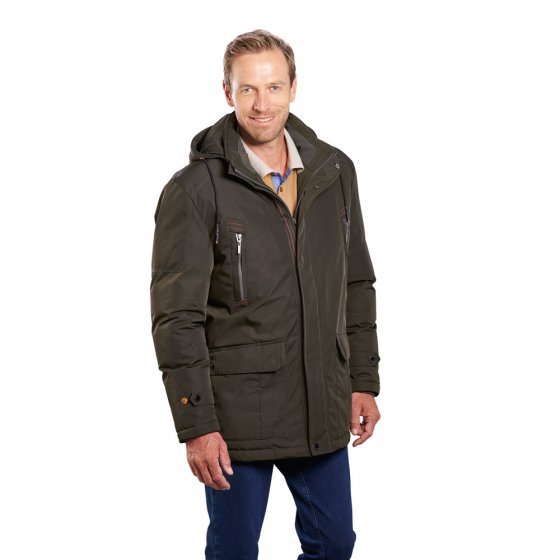 Parka met een afneembare capuchon