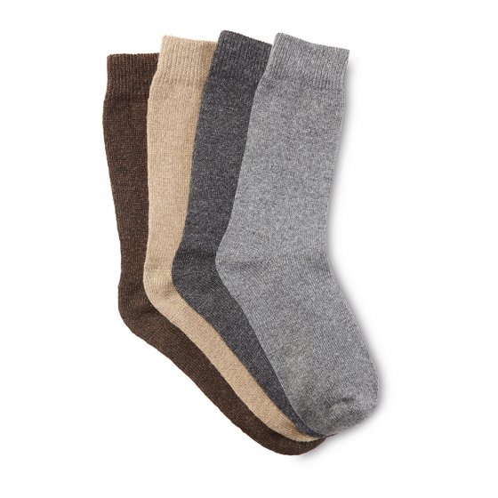 Wollen sokken met alpaca Set van 4 39/42