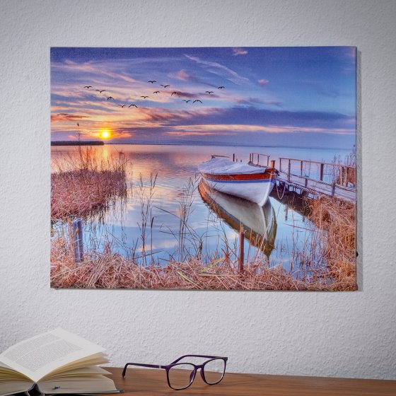 Led-artprint  "Seeblick" 