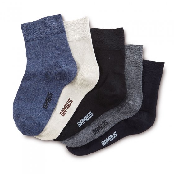 Korte stretchsokken Set van 5 