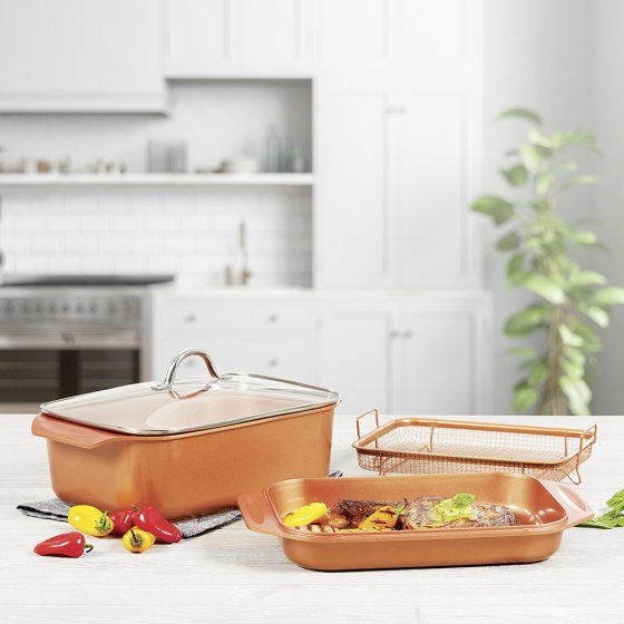 Dubbele braadpanset ’WonderCooker Deluxe’ 