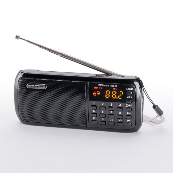 Oplaadbare compacte radio 