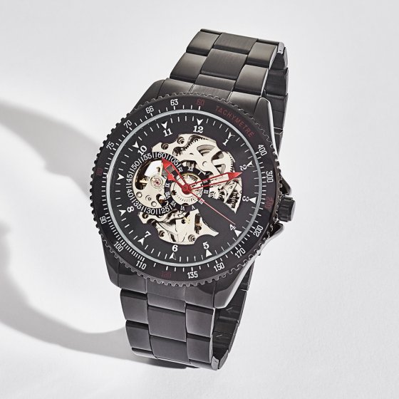 Automatisch horloge 'Squelette Noir' 