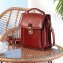 Vintage tas van Italiaans leer - 1
