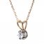 Diamant-gouden ketting - 1