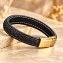 Heren leren armband - 1