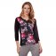 T-Shirt,3/4Arm,Rose,anthra.,48 - 1