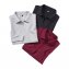 Jersey-poloshirt met lange mouwen set van 3 - 1