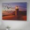 Led-artprint ’Rubjerg’ met klok - 1