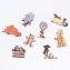 Houten puzzel ’Kerst bij de open haard’ - 1
