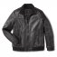 Hoogwaardige nappaleren blouson - 1