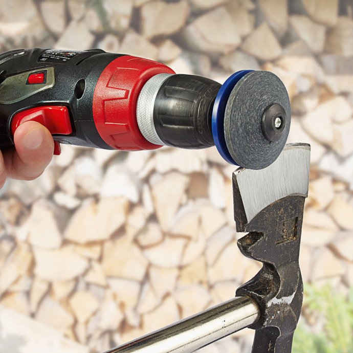 Slijper voor tuingereedschap