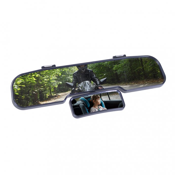 Dubbele groothoekspiegel