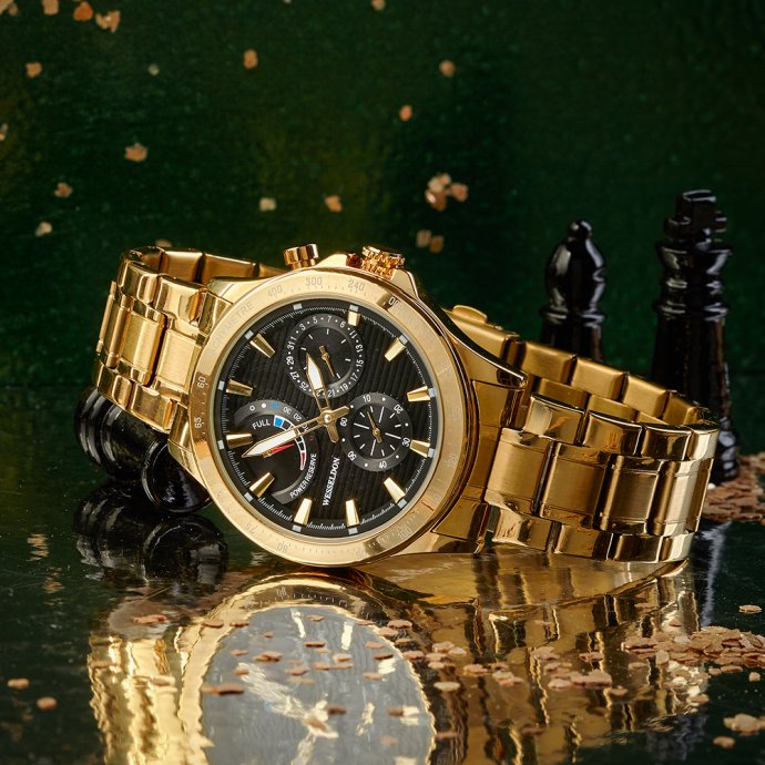 Automatisch horloge 'Gold’n’Noir'