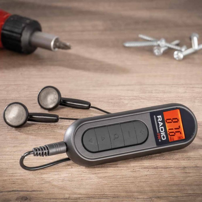 Oplaadbare FM-miniradio
