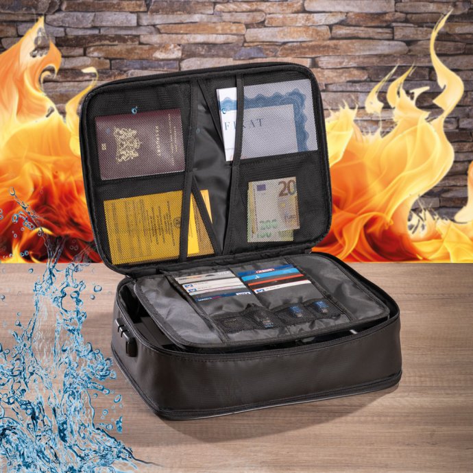 Brand- en waterbestendige aktetas