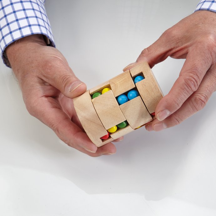 Houten puzzelcilinder