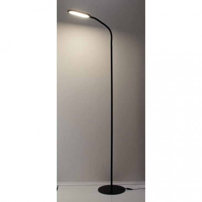 Staande lamp met zwanenhals