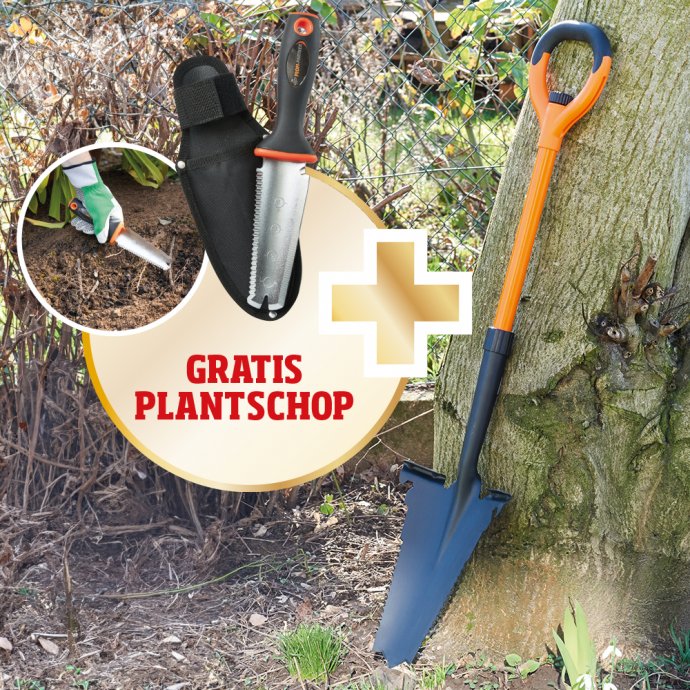 Spade met wortelzaag