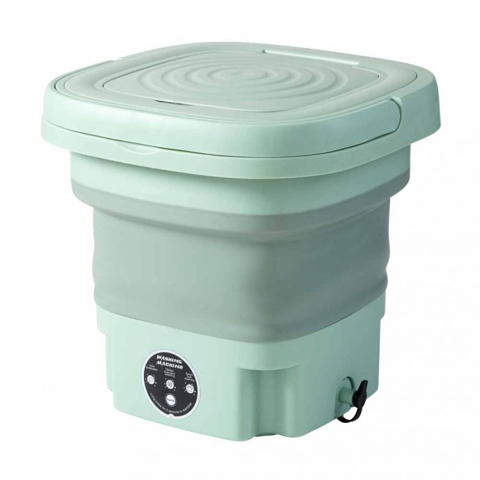 Opvouwbare miniwasmachine