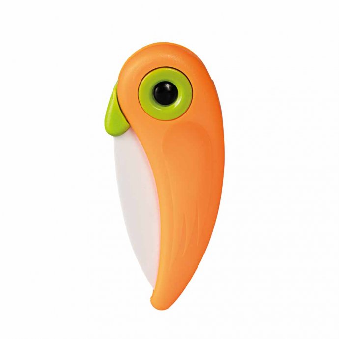 Keramisch knipmes "Papegaai"