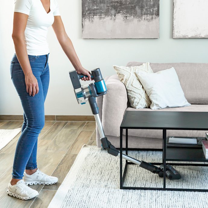 Accustofzuiger met knikgewricht