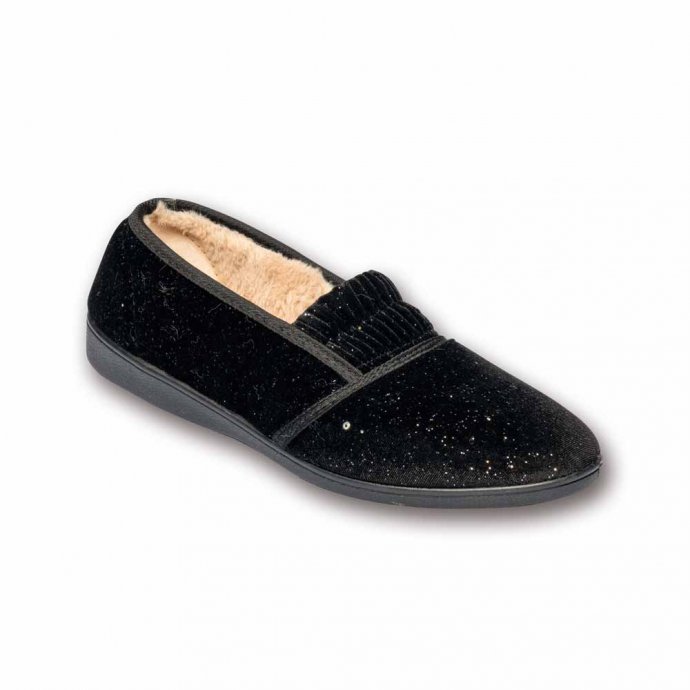 Comfortabele pantoffels met glamour