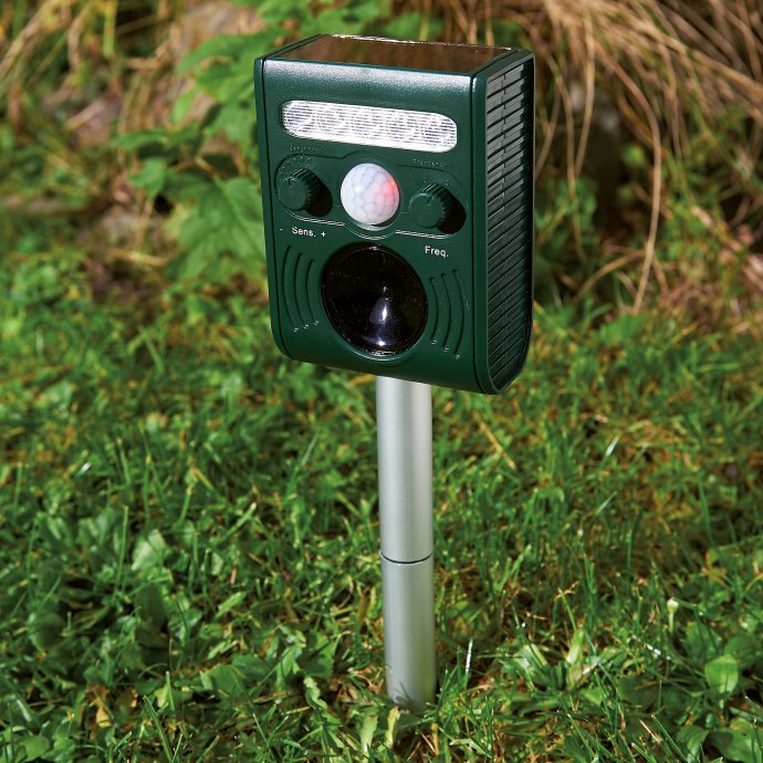 Ultrasone solar-mini-dierenverjager