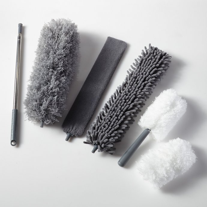 5-delige telescopische plumeauset