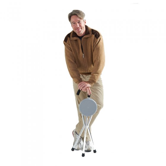 Wandelstok met zitje