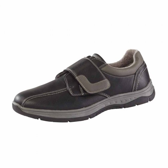 Klittenbandslippers met warme voering 