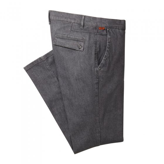 Jeans met klepzakken 