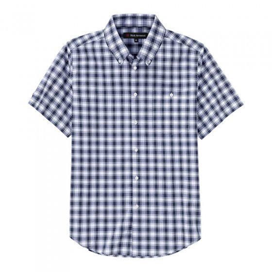 Gemakkelijk te onderhouden stretchhemd 3XL (47/48) | Blauw