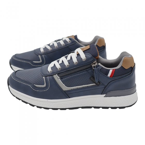 Veterschoen met ritssluiting 46 | Blauw