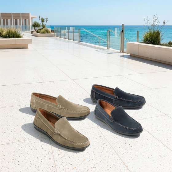Heren mocassins 46 | Taupe