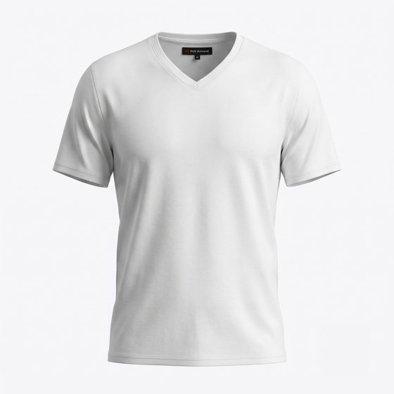 T-shirt 3-pack effen 